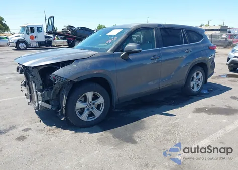 2023 Toyota Highlander Le z USA, uszkodzony, nr VIN 5TDKDRBH5PS503292